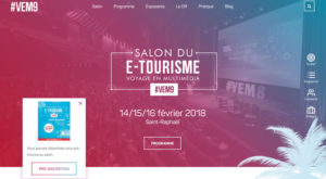 Salon e-tourisme VEM - 14/15/16 février 2018 à Saint-Raphaël